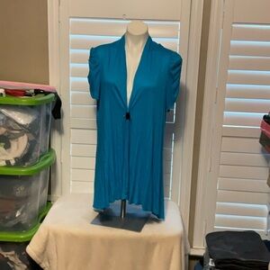 AB Studio Vibrant Teal Cardigan